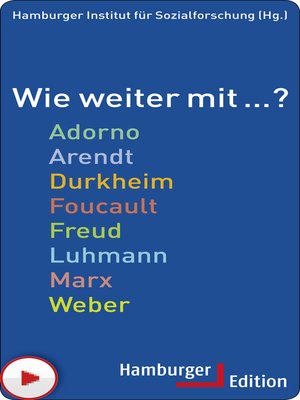 cover image of Wie weiter mit ... ?